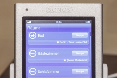 SONOS-Gerät für Musikauswahl pro Zimmer