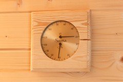 Thermometer in der Sauna